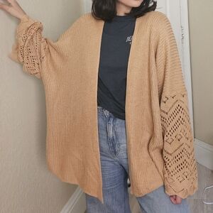Tan kimono cardigan